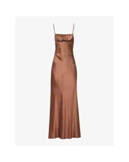 Bec & Bridge Amber Maxi Dress in Chocolate Size AU 8 for rent on The Volte - image 5