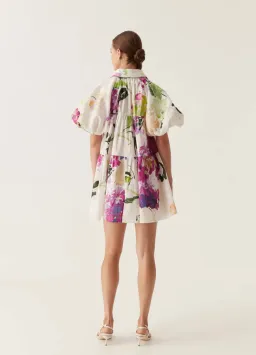 Aje Pablo Smock Mini Dress Floral Size 8 for rent on The Volte - image 3