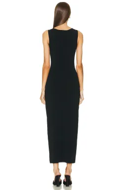 Christopher Esber Crystal Lattice Column Midi Dress Black Size 6 for rent on The Volte - image 3