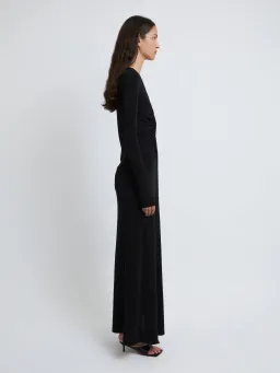 Christopher Esber Arced Palm Long Sleeve Dress Black Size 8 for rent on The Volte - image 2