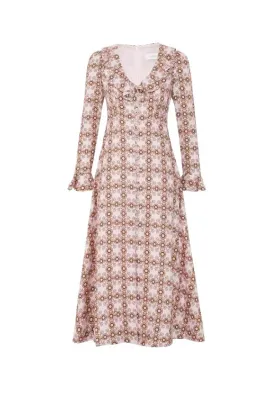 Zimmermann Daisy Midi Dress Floral Print Size 0 / AU 8  for rent on The Volte - image 3