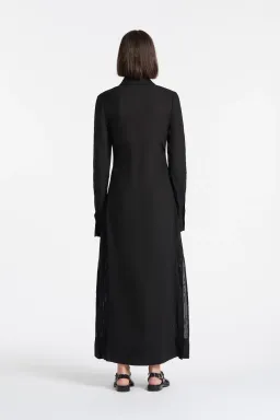 Sir The Label Clemence Shirt Dress Black Size 2 / AU 10 for rent on The Volte - image 3