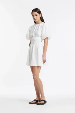 Sir The Label Franc Open Back Mini Dress White Size 0 / AU 6  for rent on The Volte - image 1