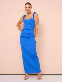 Sir the Label Azul Balconette Gown in Cobalt Size 3 / AU 12 for rent on The Volte - image 1