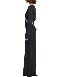 Bec & Bridge Diamond Days Long Sleeve Maxi Dress Black Size 6 for rent on The Volte - image 3