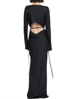 Bec & Bridge Diamond Days Long Sleeve Maxi Dress Black Size 6 for rent on The Volte - image 4