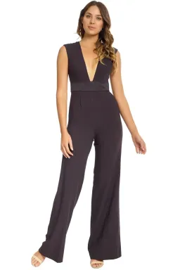 Jay Godfrey Rhodes Jumpsuit in Black Size 6 for rent on The Volte - image 1