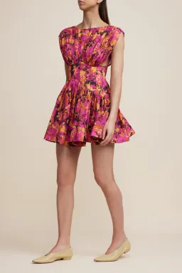 Acler Clifton Dress Multi Floral Size 14 for rent on The Volte - image 2