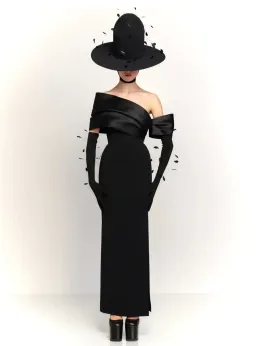 Solace London The Alexis Maxi Dress in Black Size 8 for rent on The Volte - image 1