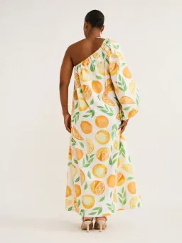 Ambra Maddalena Ophelia Dress In Orange Size 10 for rent on The Volte - image 4