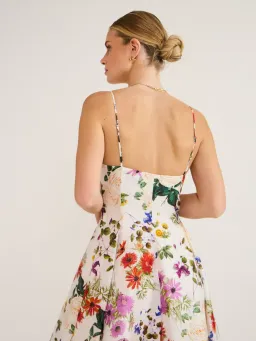 Sofia The Label Enchanted Floral Midi Dress Enchanted Floral Size 8 for rent on The Volte - image 8