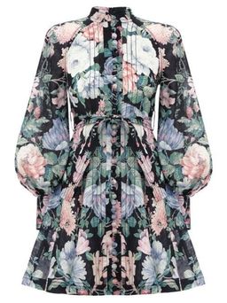 Zimmermann Verity Rouleau Short Dress Print Size 8 for rent on The Volte - image 3