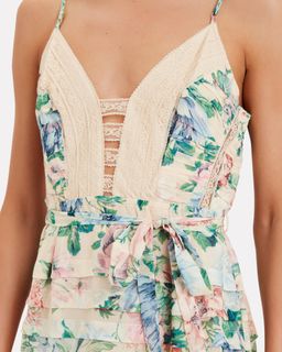 Zimmermann Verity Scallop Short Dress Print Size 2/ AU 12 for rent on The Volte - image 5