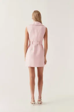 Aje Encompass Utility Mini Dress Pink Size 8 for rent on The Volte - image 3