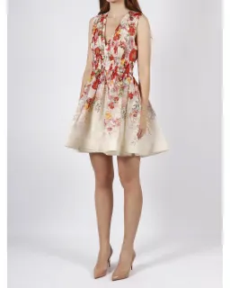 Zimmermann Wonderland V Neck Mini Dress Floral Size 4 / AU 16 for rent on The Volte - image 2