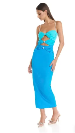 Eliya The Label Zora Dress Blue Size M / Size AU 10 for rent on The Volte - image 2