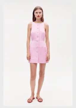 Oroton Detailed Shift Dress Rose Pink Size AU 8 for rent on The Volte - image 1