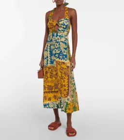 Alemais Archie Midi Dress Printed Size AU 6  for rent on The Volte - image 1
