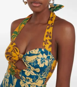 Alemais Archie Midi Dress Printed Size AU 6  for rent on The Volte - image 2