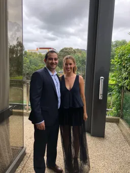 Scanlan Theodore Dress Navy & Black Size 6 for rent on The Volte - image 1