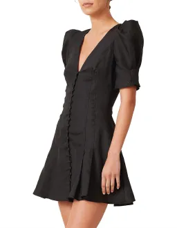 Bec & Bridge Puka Shell Dress Black Size AU 8  for rent on The Volte - image 3