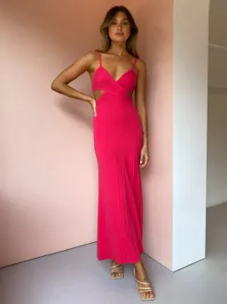 Anna Quan Sabrina Dress in Fucshia Pink Size 8 for rent on The Volte - image 2