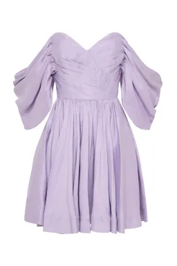 Aje Zorina Sweetheart Mini Dress Lilac Size 8 for rent on The Volte - image 6