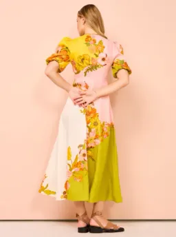 Alemais Silas Midi Dress Floral Size 14 for rent on The Volte - image 3