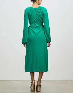Rebecca Vallance Edie Cut Out Midi Dress Green Size 6 for rent on The Volte - image 3