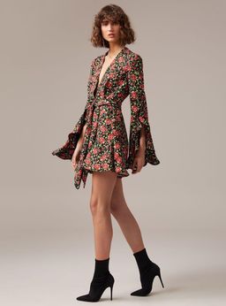 Outline Dress – Black Rose C/MEO Collective for rent on The Volte - image 4