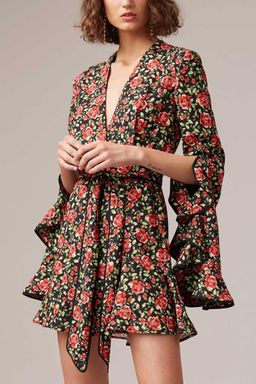 Outline Dress – Black Rose C/MEO Collective for rent on The Volte - image 1