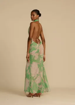 Arcina Ori Josefine Dress Green Floral Size Small/ AU 8 for rent on The Volte - image 3