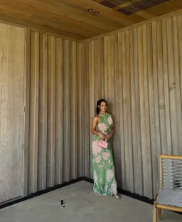 Arcina Ori Josefine Dress Green Floral Size 8 for rent on The Volte - image 7