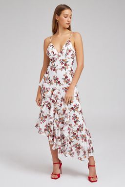 KEEPSAKE Serenity Midi Dress Porcelain Vine for rent on The Volte - image 2