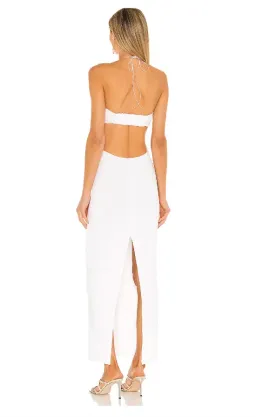 Natalie Rolt Willow Midi Dress in White Size 1 / AU 8 for rent on The Volte - image 2