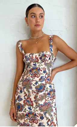 Sir the Label Bettina Midi Dress Wiltshire Floral Size 6 for rent on The Volte - image 2