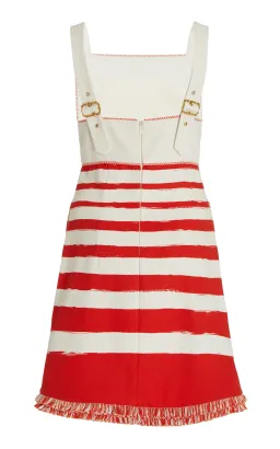 Zimmermann Postcard Striped Cotton Mini Dress Print Size 1/AU 10 for rent on The Volte - image 3