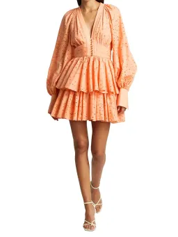 Acler Amelia Dress Orange Size 10 for rent on The Volte - image 2