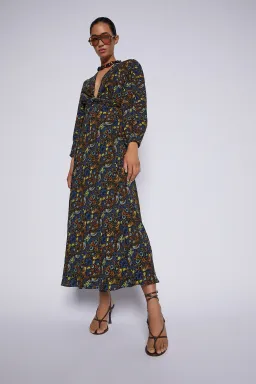 Scanlan Theodore Finch Maxi Dress Print Size 10 for rent on The Volte - image 3