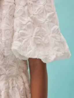 Alemais Iggy Embroidered Mini Dress White  Size 16 for rent on The Volte - image 4