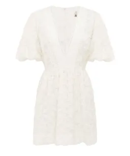 Alemais Iggy Embroidered Mini Dress White  Size 16 for rent on The Volte - image 5