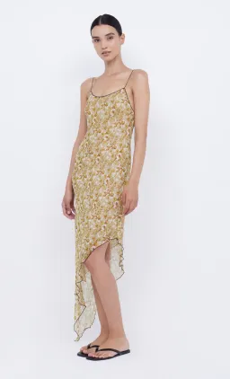 Bec & Bridge Florentine Asym Midi Dress Print Size 6 for rent on The Volte - image 3