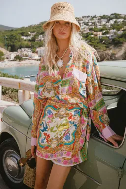 Spell Maddelena Shirt in Mosaic Size XS / AU 6 for rent on The Volte - image 2