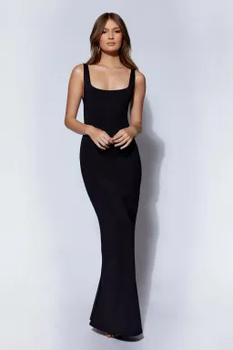 Meshki Fishtail Maxi Dress Black Size 8 for rent on The Volte - image 1