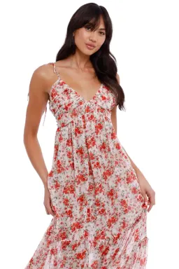 Misa LA Fallon Maxi Dress Floral Size 8 for rent on The Volte - image 2