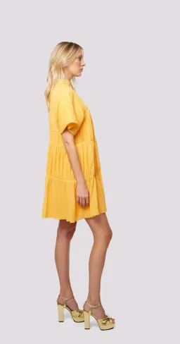 Sunset Lover Wildfire Babydoll Dress Blazing Orange Size AU 8 for rent on The Volte - image 2