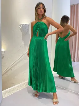 L'Idee Reveil Gown In Bright Green Size AU 8 for rent on The Volte - image 1