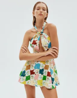 Alemais Everly Mini Dress Multi Size 6 for rent on The Volte - image 2