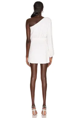 Retrofete Bridget One Shoulder Dress White Size 10 for rent on The Volte - image 3