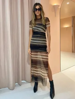 Bec & Bridge Watercolour Maxi Dress Print Size 10 for rent on The Volte - image 1